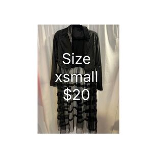 Elegant Black Sheer Dress